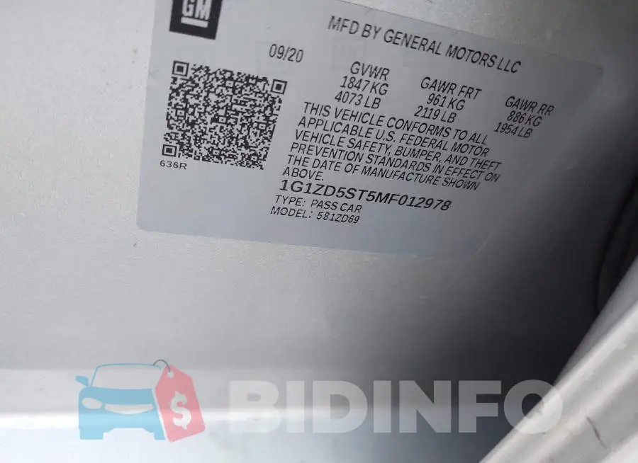 1G1ZD5ST5MF012978 Photo# 9