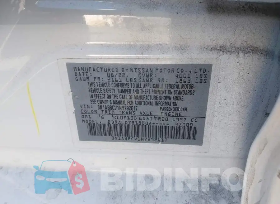 3N1AB8CV1NY292617 Photo# 9