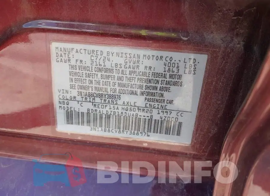 3N1AB8CV8RY388976 Photo# 9