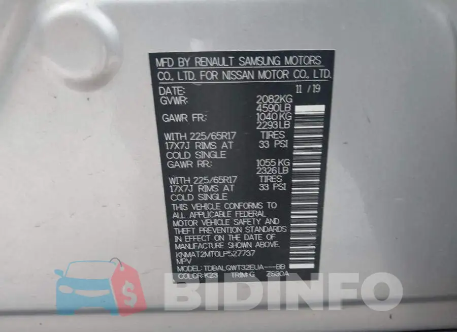 KNMAT2MT0LP527737 Photo# 9