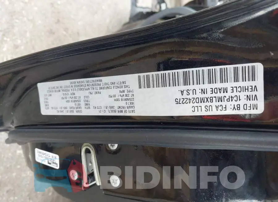 1C4PJMLBXMD242275 Photo# 9