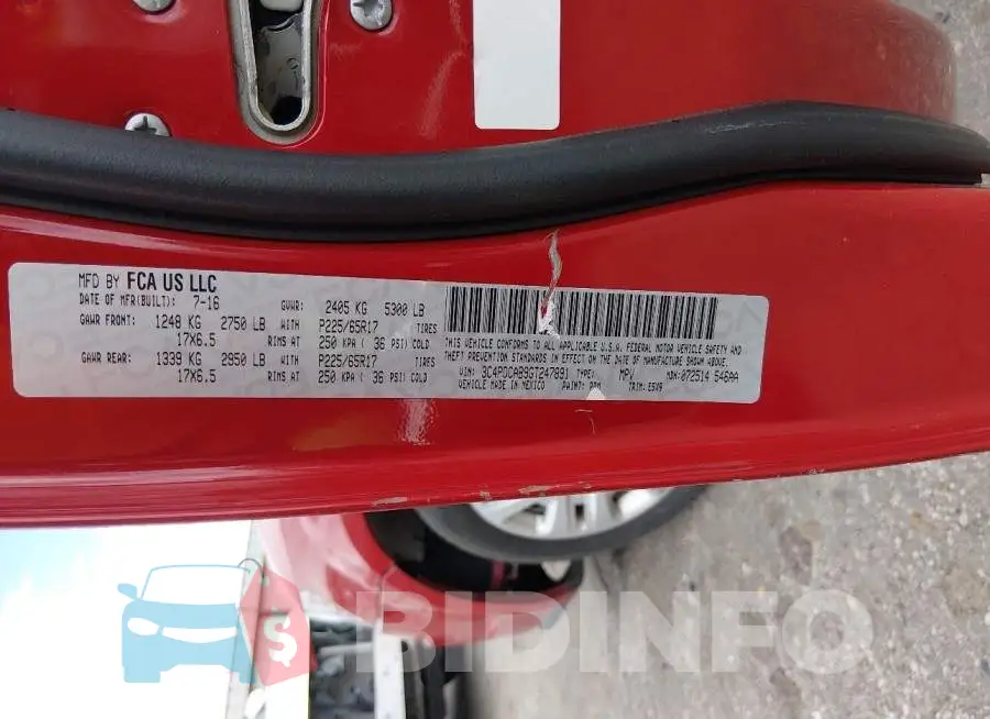 3C4PDCAB9GT247891 Photo# 9