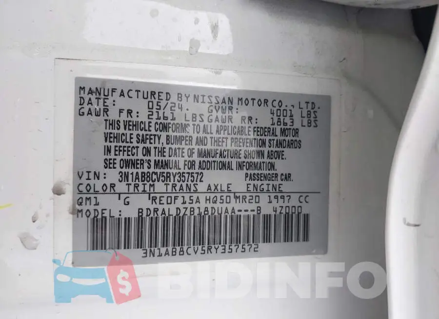 3N1AB8CV5RY357572 Photo# 9