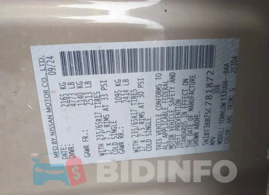 5N1BT3BB7SC781872 Photo# 9