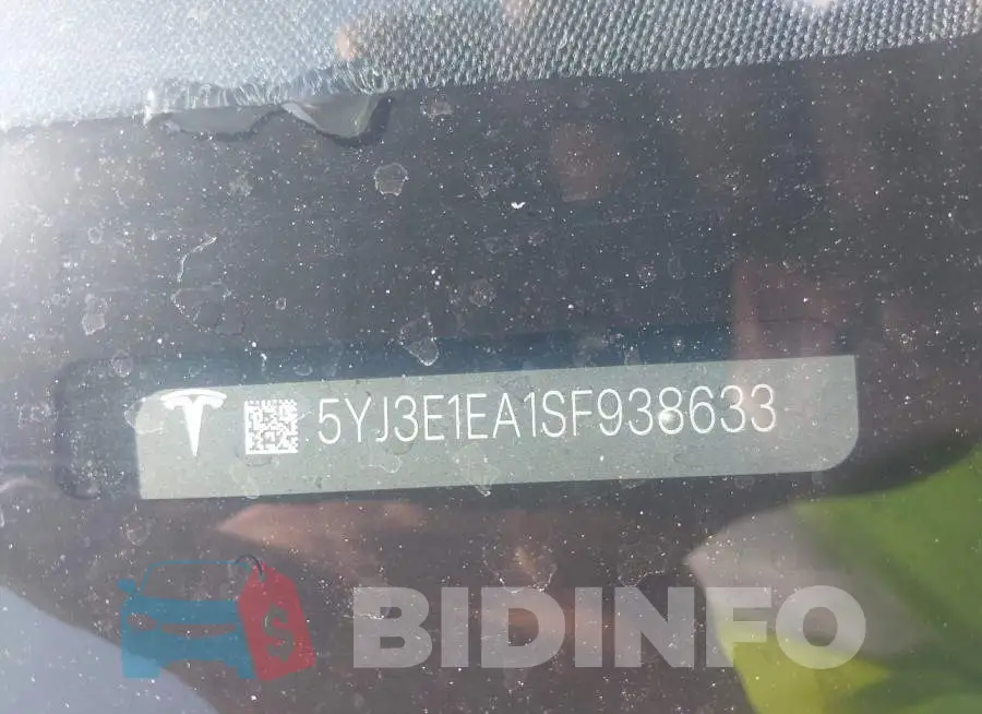 5YJ3E1EA1SF938633 Photo# 9