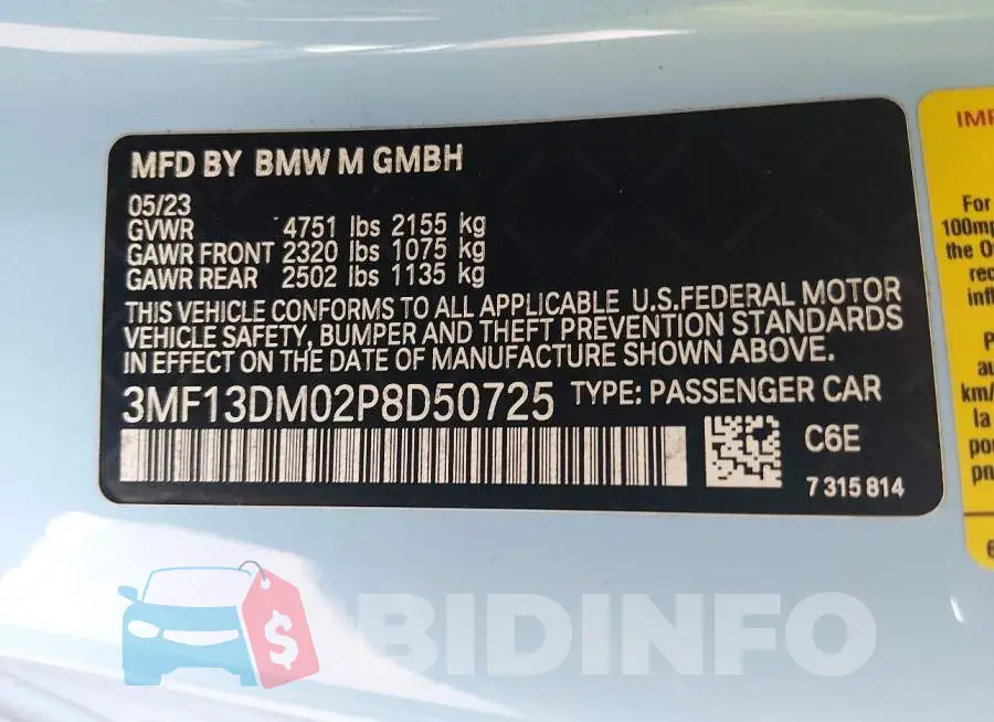3MF13DM02P8D50725 Photo# 9