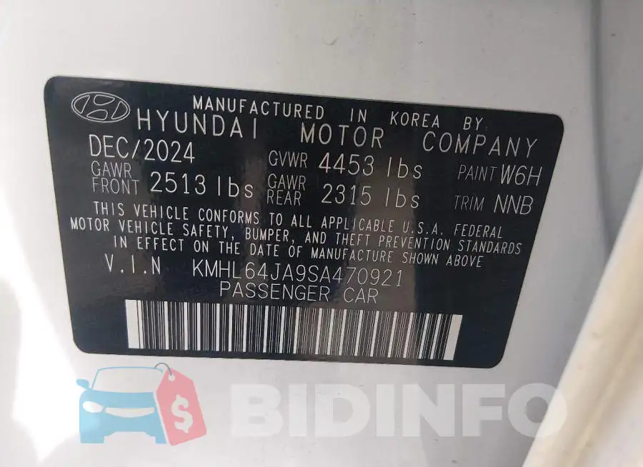 KMHL64JA9SA470921 Photo# 9