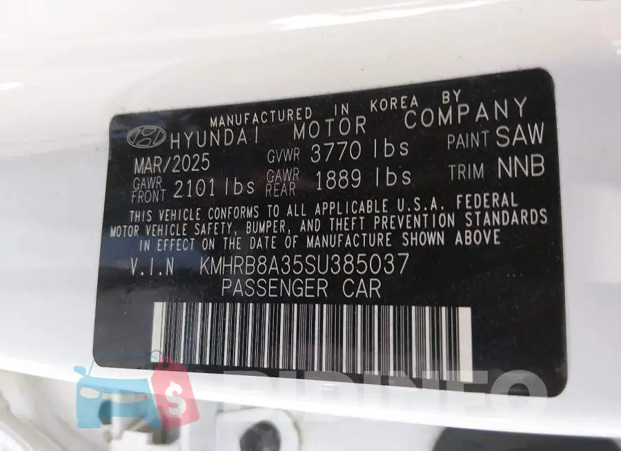 KMHRB8A35SU385037 Photo# 9
