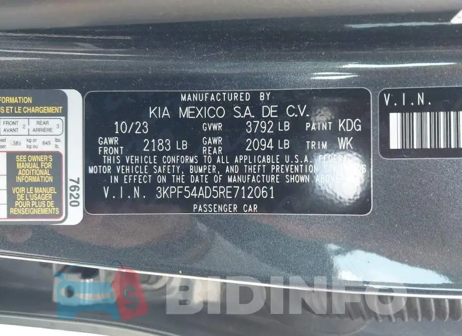 3KPF54AD5RE712061 Photo# 9