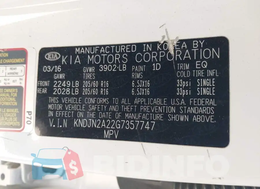 KNDJN2A22G7357747 Photo# 9