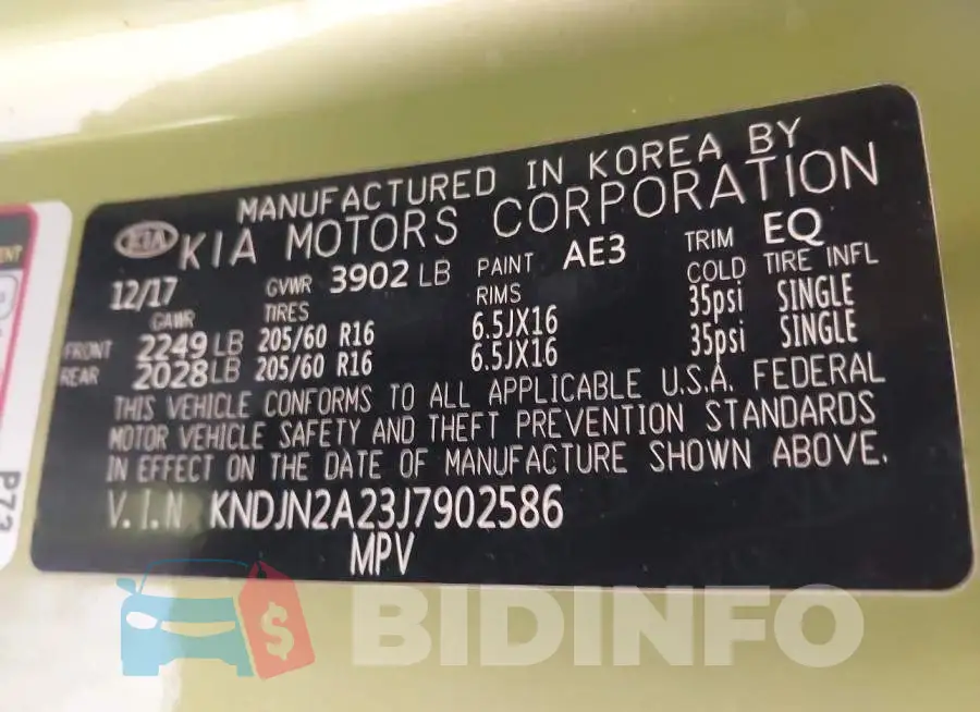 KNDJN2A23J7902586 Photo# 9