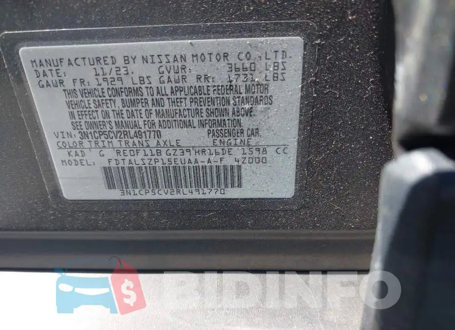 3N1CP5CV2RL491770 Photo# 9