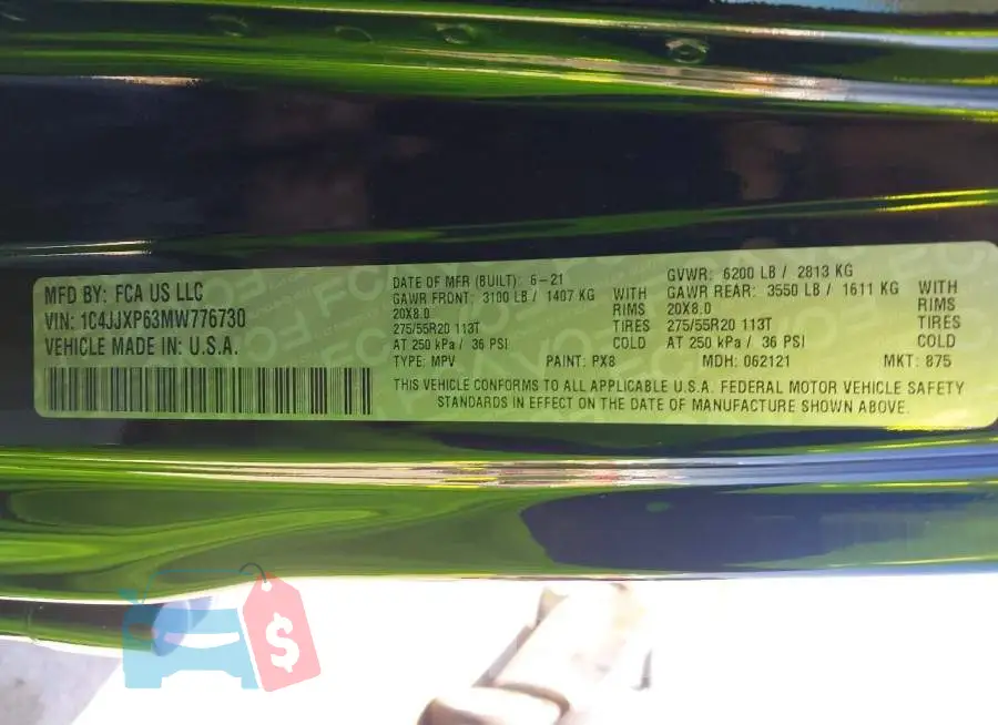 1C4JJXP63MW776730 Photo# 9