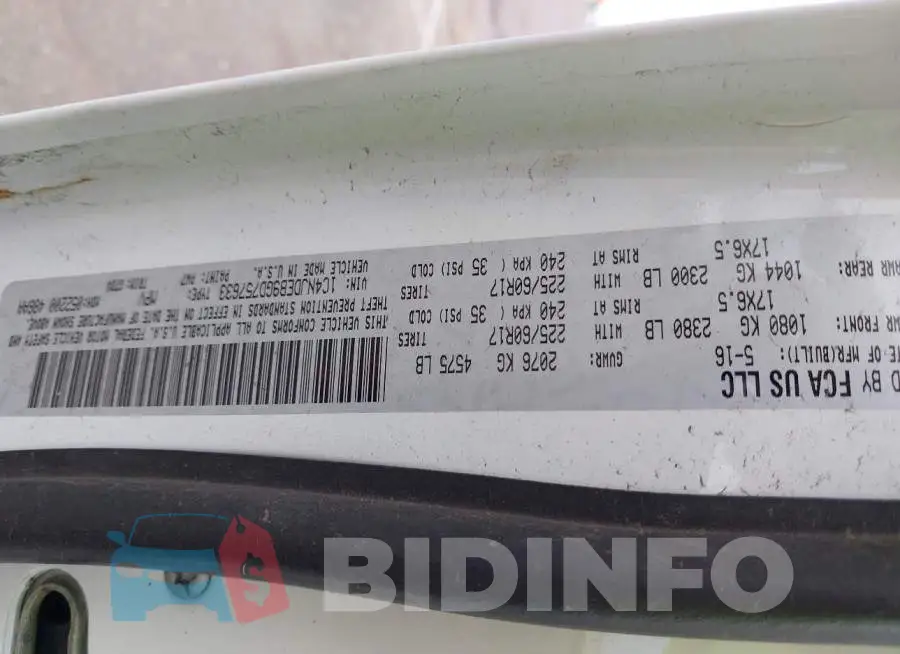 1C4NJDEB9GD757633 Photo# 9