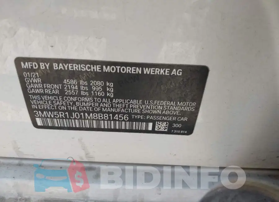 3MW5R1J01M8B81456 Photo# 9
