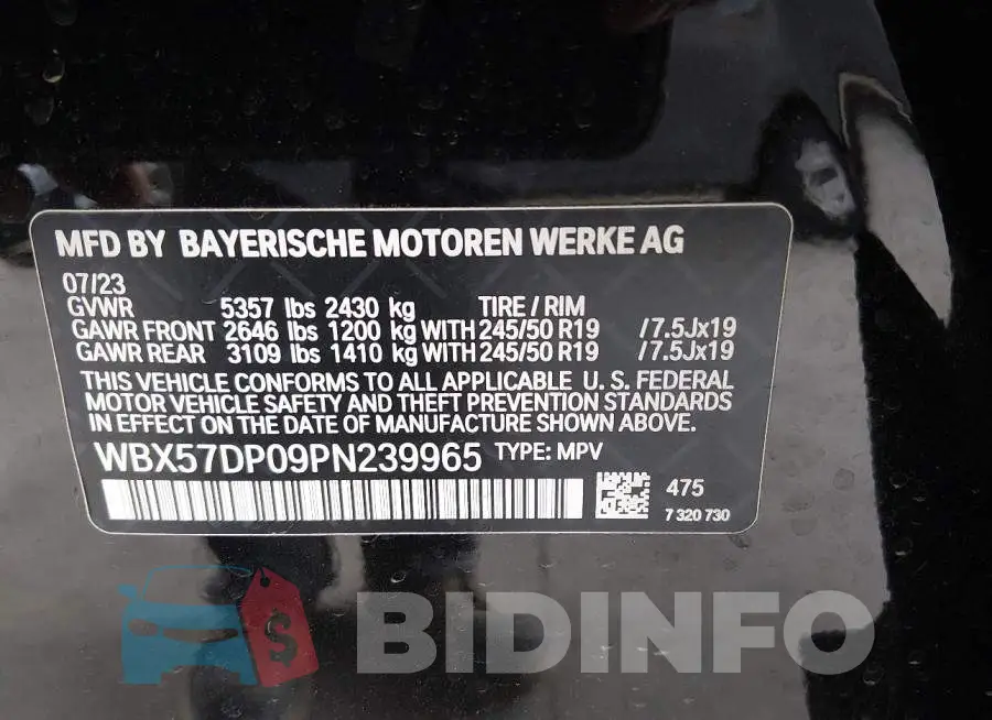 WBX57DP09PN239965 Photo# 9