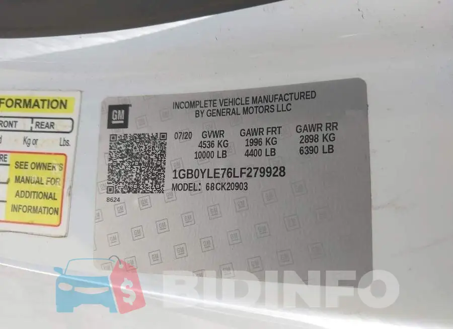 1GB0YLE76LF279928 Photo# 9