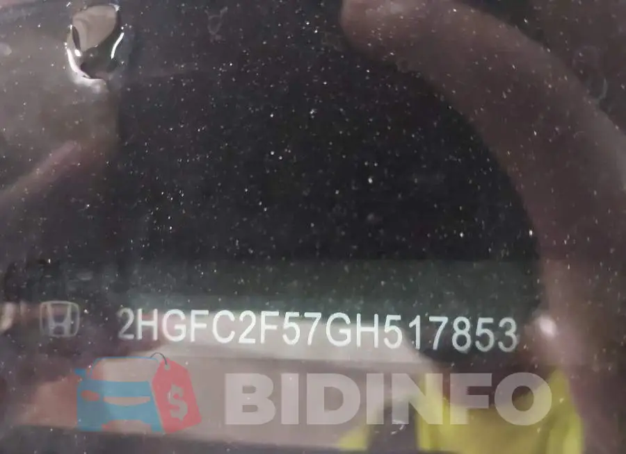 2HGFC2F57GH517853 Photo# 9
