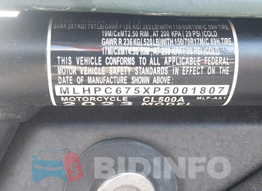 MLHPC675XP5001807 Photo# 10