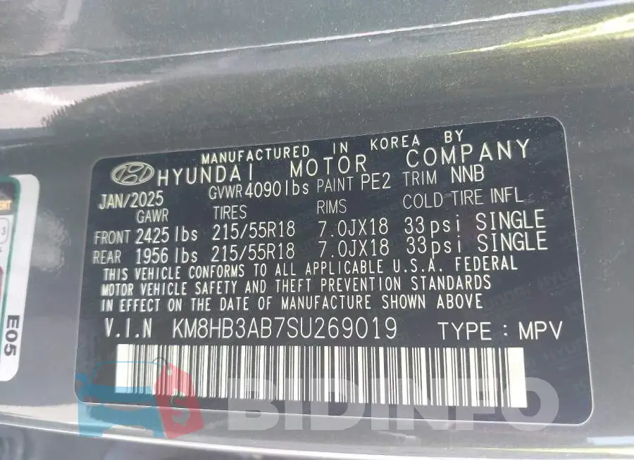 KM8HB3AB7SU269019 Photo# 9