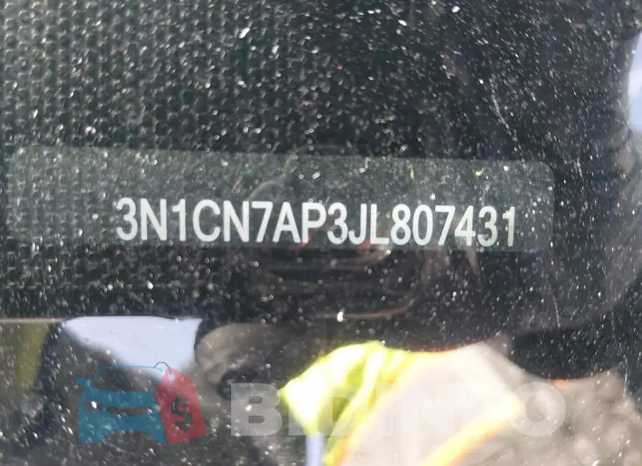 3N1CN7AP3JL807431 Photo# 9