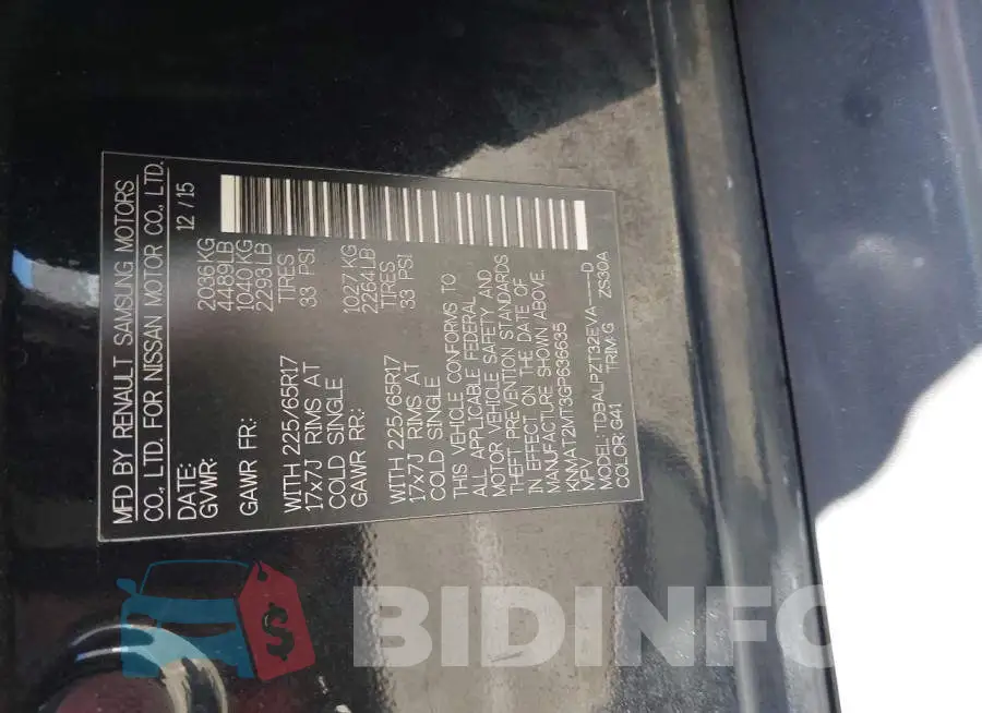 KNMAT2MT3GP636635 Photo# 9