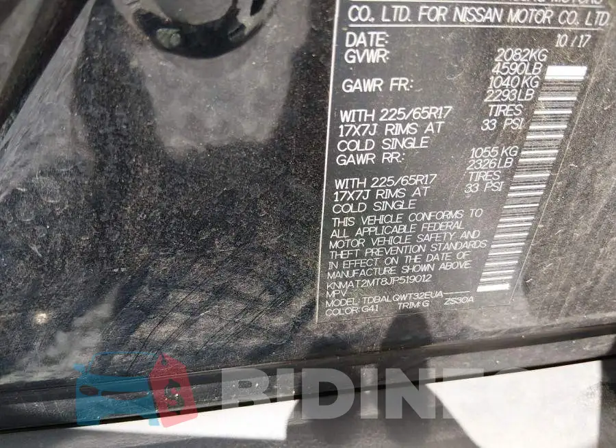 KNMAT2MT8JP519012 Photo# 9