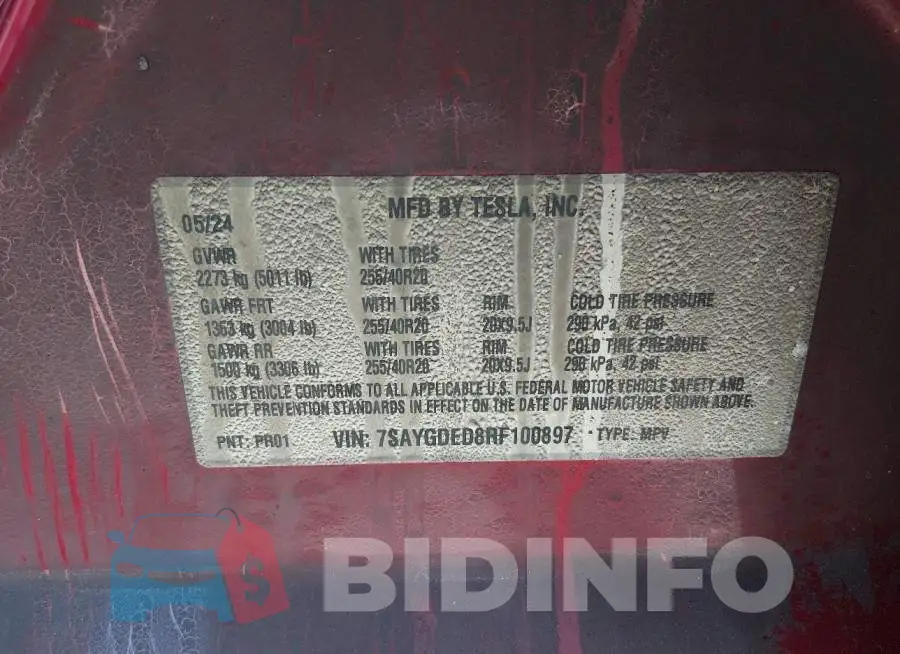 7SAYGDED8RF100897 Photo# 9