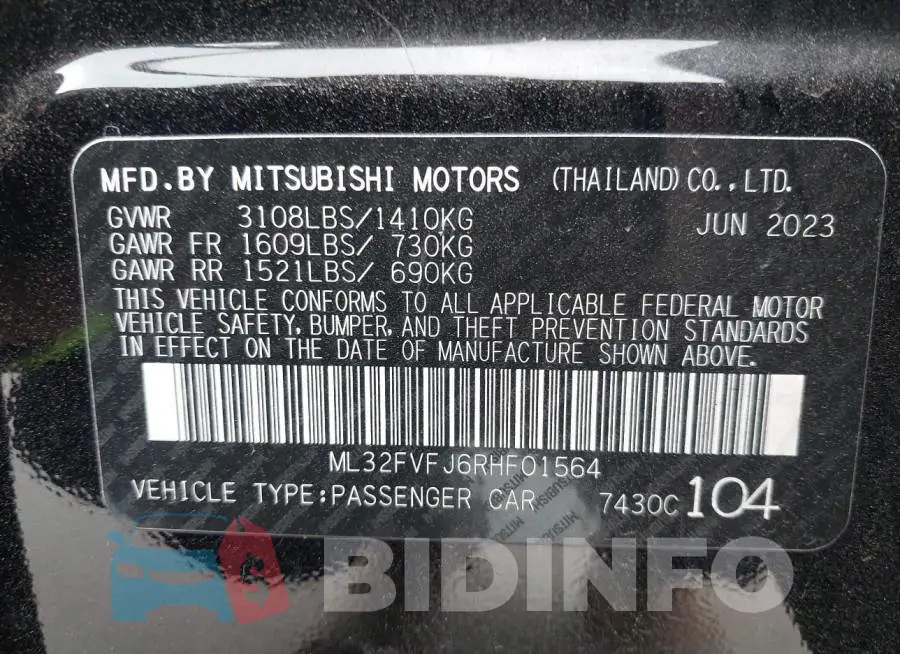 ML32FVFJ6RHF01564 Photo# 9