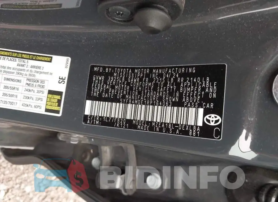 5YFB4MDE1RP164063 Photo# 9