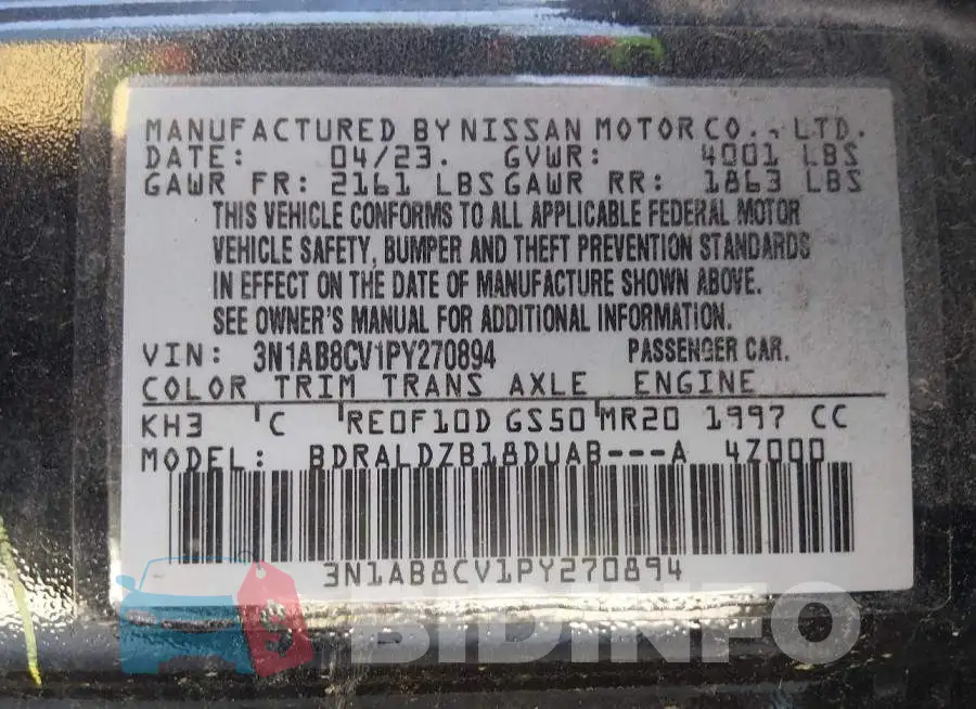 3N1AB8CV1PY270894 Photo# 9