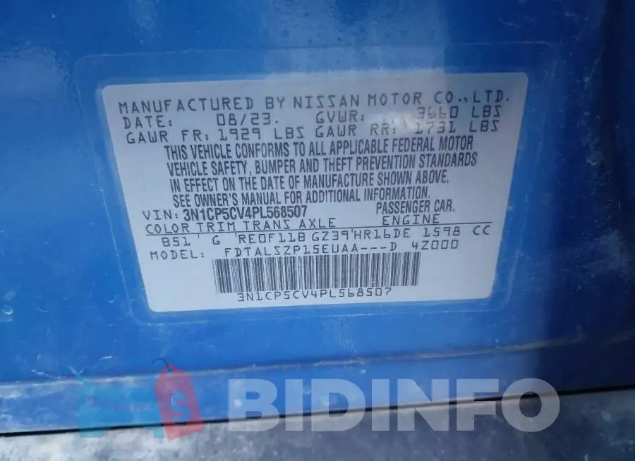 3N1CP5CV4PL568507 Photo# 9