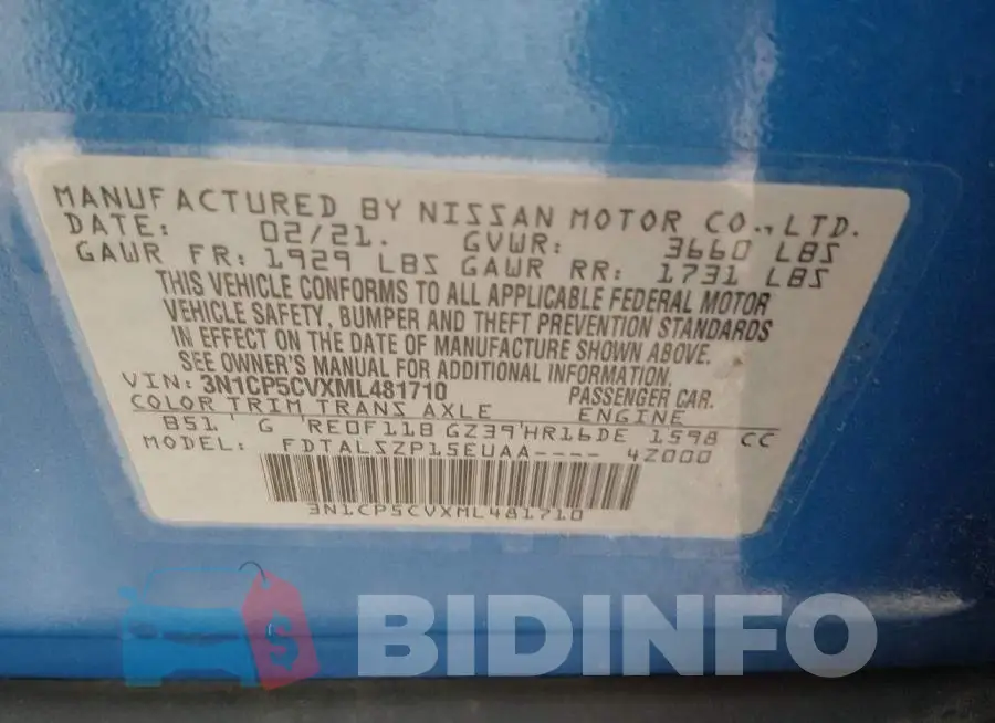 3N1CP5CVXML481710 Photo# 9