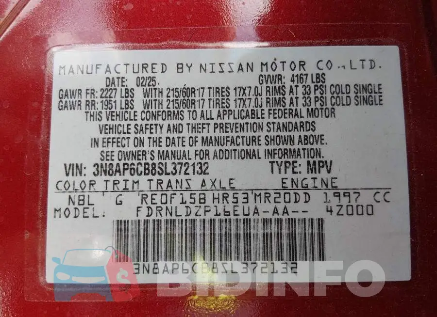 3N8AP6CB8SL372132 Photo# 9