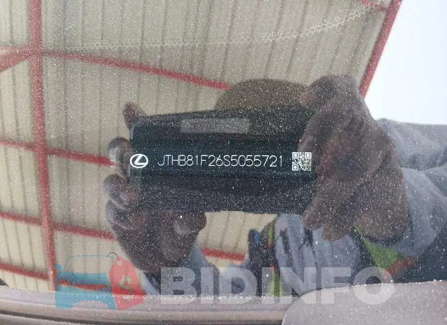 JTHB81F26S5055721 Photo# 9