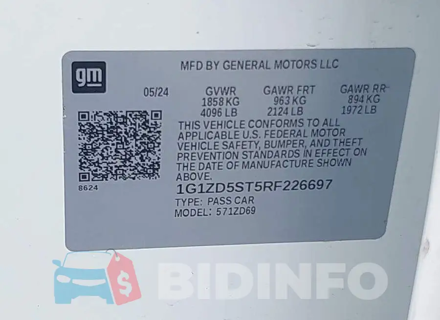 1G1ZD5ST5RF226697 Photo# 9