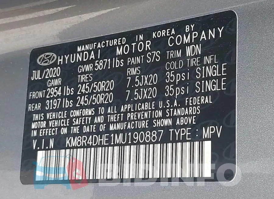 KM8R4DHE1MU190887 Photo# 9