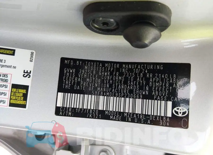 5YFB4MDE9SP230669 Photo# 9