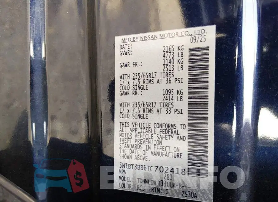 5N1BT3BB6TC702418 Photo# 9