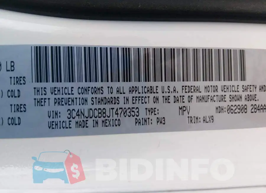 3C4NJDCB8JT470353 Photo# 9