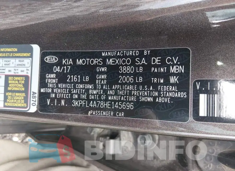 3KPFL4A78HE145696 Photo# 9