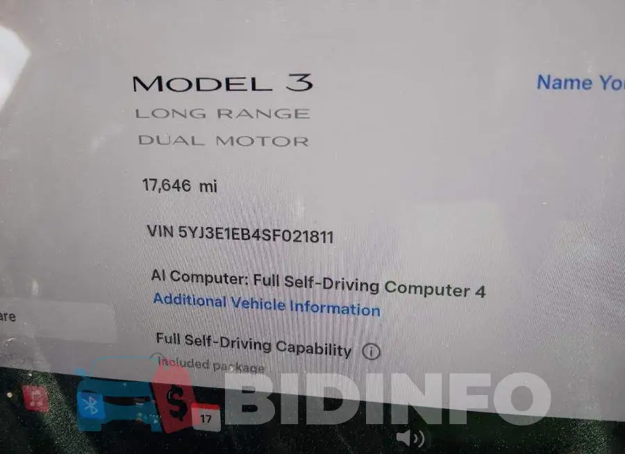 5YJ3E1EB4SF021811 Photo# 14