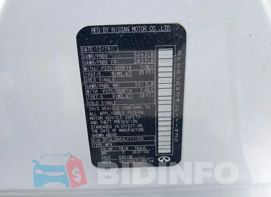 3PCAJ5M34LF111935 Photo# 9