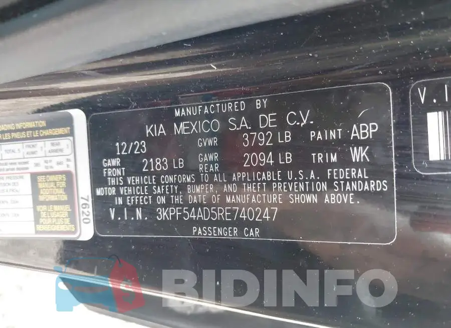 3KPF54AD5RE740247 Photo# 9