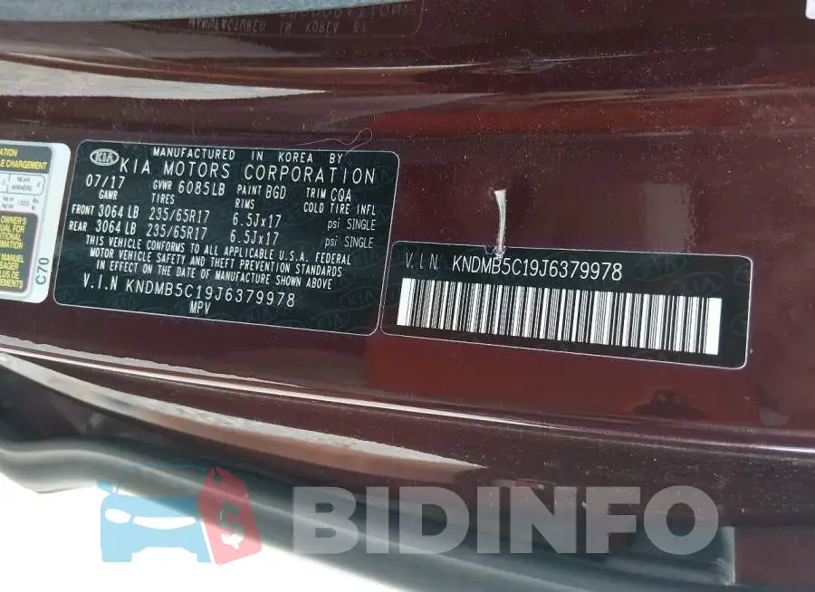 KNDMB5C19J6379978 Photo# 8