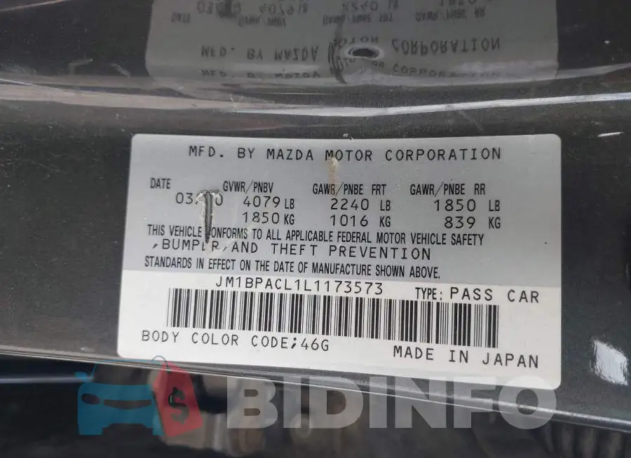 JM1BPACL1L1173573 Photo# 9