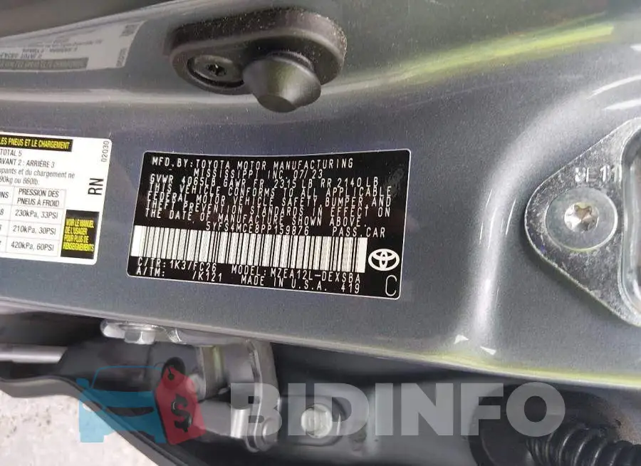5YFS4MCE8PP159876 Photo# 9