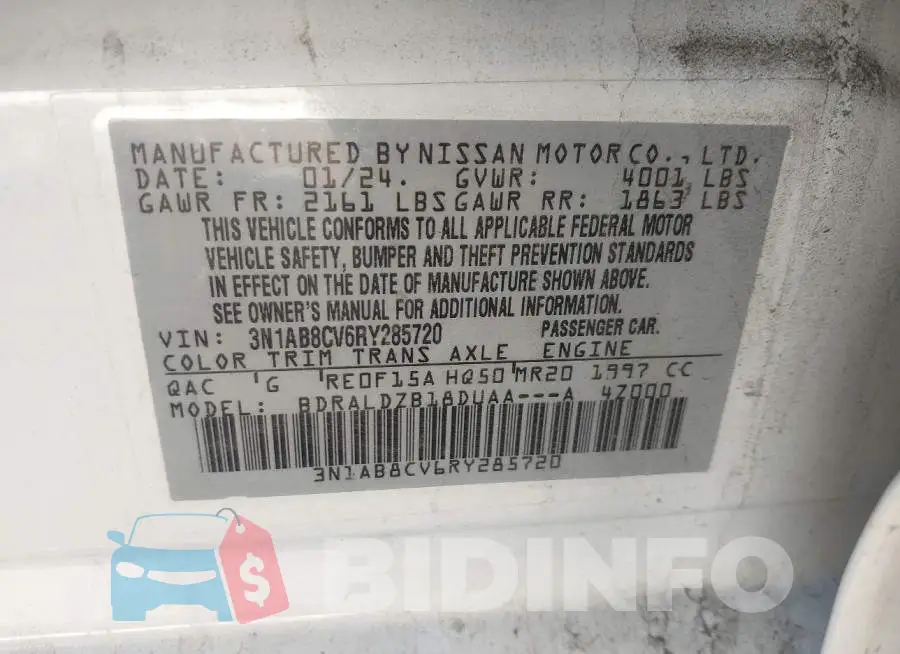3N1AB8CV6RY285720 Photo# 9