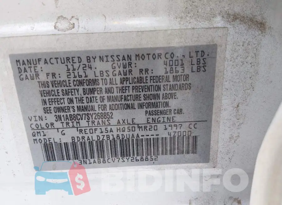 3N1AB8CV7SY268852 Photo# 9