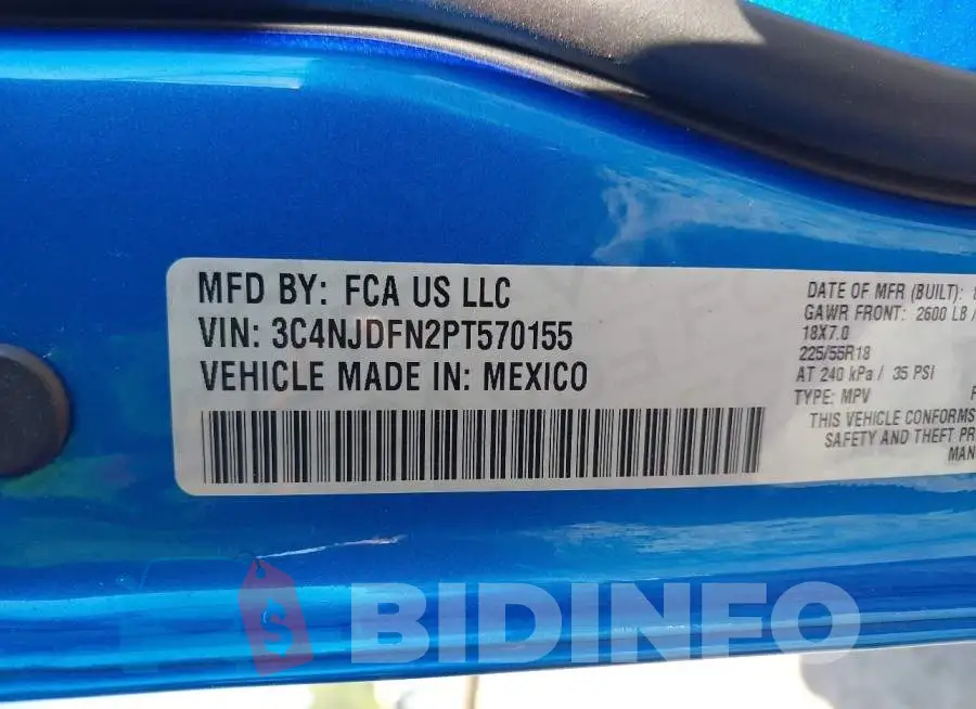 3C4NJDFN2PT570155 Photo# 9